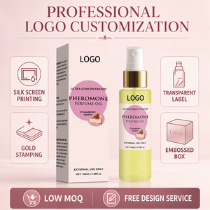 Huiles de parfum aux phéromones, parfum fraise et barbe à papa, huile essentielle aux phéromones ultra concentrée, fraîcheur naturelle, subtile, longue durée - Product Image 2