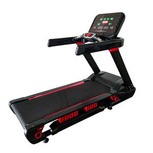 Tapis Roulant Elettrico Commerciale in Plastica con Schermo LED, Inclinazione Automatica, Velocità 1-20km/h, Multifunzione, Cardiofrequenzimetro Portatile - Product Image 1