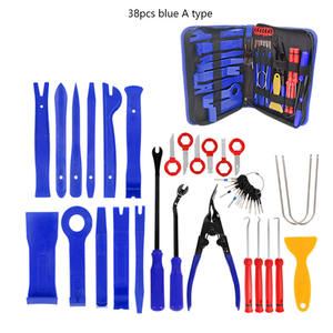 Kit de Herramientas para Desmontar el Estéreo del Automóvil Kangalu, 112/200/238 Piezas, Estuche Blando de Material PP/POM para el Interior, Molduras de Audio, Panel de Puerta, Tablero - Product Image 4