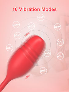 Design femminile speciale massaggio orgasmo insieme artefatto doppio vibrante uovo A-Spot e G-Spot vibrare massaggiatore - Product Image 4