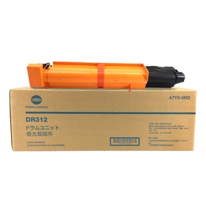 Consommables de bureau, cartouche de tambour à haut rendement, unité de tambour modèle DR312, d'origine pour Konica Minolta C287 C227, kit de tambour noir - Product Image 1