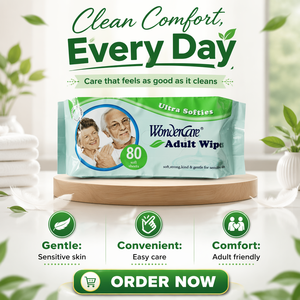 Ultra Soft Skin Friendly Adult Wet Wipes Alcohol Free Gentle Cleansing for Sensitive Skin Daily Personal Care Adult Wet Wipe