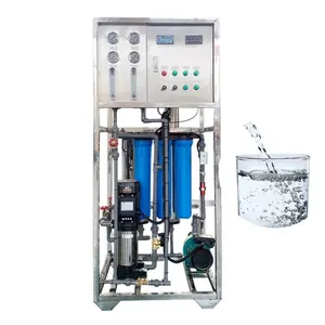 Sistema de filtro de agua de ósmosis inversa, máquina de fabricación de agua pura de plástico de dos etapas