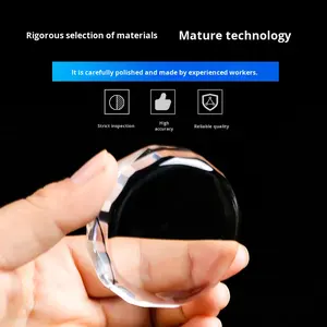 Lente Convexa Côncava de Vidro Óptico para Alavanca de Câmbio Automotivo, Alta Definição, 98% de Transmitância de Luz, Cilindro 10x10x10 - Product Image 3