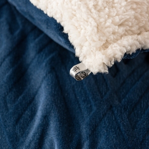 <span class=keywords><strong>Edredón</strong></span> de Terciopelo Suave con Diseño Jacquard a Cuadros, Grueso, Tipo <span class=keywords><strong>Sherpa</strong></span>, de Franela y Felpa de Cordero, para <span class=keywords><strong>Cama</strong></span> King y Queen, Ideal para Invierno - Product Image 5