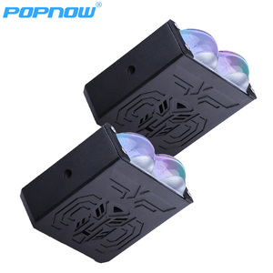 Nuevas Luces LED de 12V con 2 Lentes, Luces de Conducción Diurna, Ventilador, <span class=keywords><strong>IP68</strong></span> Impermeables, Doble Color 3000K 6000K, Luces LED Delanteras para Parrilla de Coche - Product Image 5