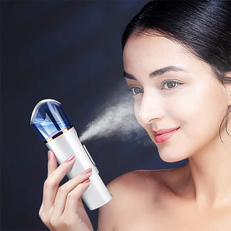 Portable 30Ml Mini Water Mist Sprayer Facial Nebulizer Nano Steamer Moisturizer For Germs Vaporizer