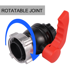 <span class=keywords><strong>Vanne</strong></span> à boisseau sphérique manuelle Camlock pour sorties fourre-tout IBC Raccords de conteneur d'eau avec capuchon et collier en métal <span class=keywords><strong>Vanne</strong></span> à boisseau sphérique IBC - Product Image 6