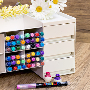 Marcadores Acrílicos de Punta Suave con Tinta Líquida para Arte Infantil y <span class=keywords><strong>Dibujo</strong></span> a Mano; Juego al por Mayor Apilable para Mezclar Colores, Hecho en China - Product Image 4