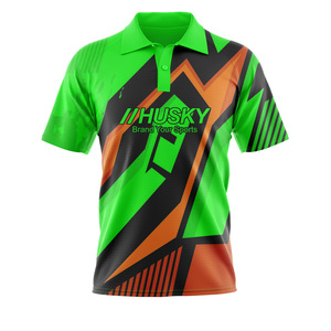 เสื้อโปโลผู้ชาย 100% โพลีเอสเตอร์ แขนสั้น แห้งเร็ว สำหรับใส่เล่นกีฬากลางแจ้ง - Product Image 3
