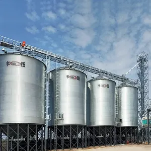 Preços de fornecedores de silos de armazenamento de grãos de aço com capacidade de 100 toneladas para cervejaria