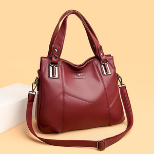 Factory Wholesale Women Elegant High Quality Shoulder <b>Bags</b> PU Leather Handbag Casual Shopping Tote <b>Bag</b> - Product Image 3