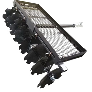 <span class=keywords><strong>Aratro</strong></span> a disco trainato per ATV/UTV da <span class=keywords><strong>4</strong></span> piedi con 8 <span class=keywords><strong>dischi</strong></span> dentellati per attacco a sfera da 2 pollici, coltivatore trainato per impieghi gravosi per giardino - Product Image 2