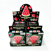 Jouet Squishy Pastèque TPR à Rebond Lent Anti-Stress, Idéal pour Cadeau - Vente Flash