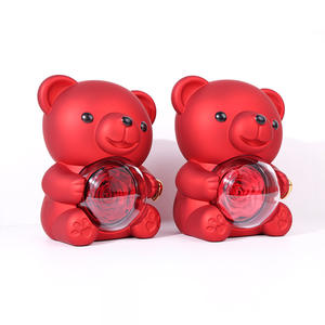 Cadeaux <span class=keywords><strong>de</strong></span> la Saint-Valentin pour petite amie, boîte à bijoux en acrylique rotative, é<span class=keywords><strong>l</strong></span>égante boîte cadeau à fleurs rotative, collier rose <span class=keywords><strong>éternel</strong></span>le, ours en peluche - Product Image 6