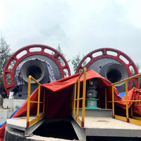 Broyeur à billes industriel pour l'exploitation minière, broyeur à billes pour le ciment, broyeur à billes à engrenage circulaire, broyeur à billes humide avec broyeur à billes par gravité pour les carreaux de sol