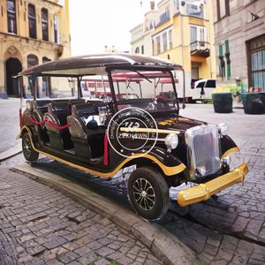 Autobús Turístico Eléctrico Clásico Vintage Azul Urbano, Homologado para Circular por la Calle, Recomendado para 2025 - Product Image 2