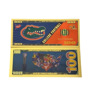 Billet de banque de football universitaire américain 2026, 20 modèles, plaqué or 24 carats, pour cadeau d'affaires - Product Image 6