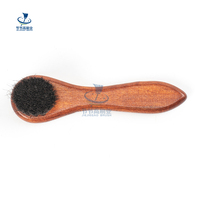 Brosse de nettoyage souple pour chaussures, universelle, en bois naturel, en crin de cheval, légère, durable, écologique, de haute qualité