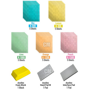 KOVAX Assilex Abrasive Paper KOVAX Buflex Sandpaper Flexible Dry Sanding Sheets Polishing Sandpaper 130*170mm - Product Image 2