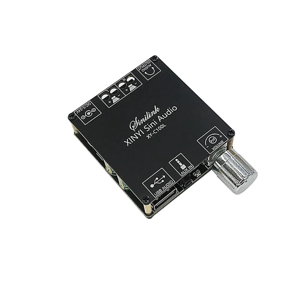 XY-C100L 100W + 100W BT 5.0 무선 오디오 디지털 파워 앰프 스테레오 보드 BT 앰프 앰프 3.5MM USB APP