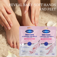 Masque pour les pieds et les mains hydratant et nourrissant à la vitamine E et à la glycérine 35ml Marque privée 100 pièces