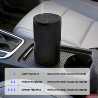 Diffuseur de parfum rechargeable de luxe en gros, diffuseur d'huile essentielle électrique intelligent sans eau personnalisé, diffuseur d'arômes pour voiture