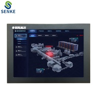 Mini PC écran tactile industriel, tout-en-un, fanless, 27 pouces, IP65, i3/i5/i7, nouveauté