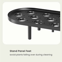 Système de jardinage intérieur HGS16-1CB avec réservoir amovible, kit de germination hydroponique Harvest Smart Home pour plantes, 12 modules avec lumière de croissance LED