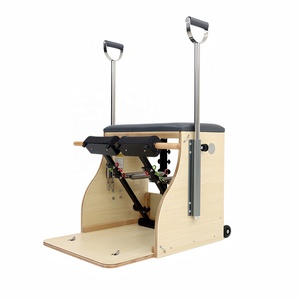 Silla <span class=keywords><strong>de</strong></span> <span class=keywords><strong>Pilates</strong></span> Combinada, Equipo <span class=keywords><strong>de</strong></span> Estudio <span class=keywords><strong>de</strong></span> <span class=keywords><strong>Pilates</strong></span> (Silla Wande para el Hogar) con Asa y Anillo <span class=keywords><strong>de</strong></span> Tracción, Utilizada para Yoga y Fitness - Product Image 2