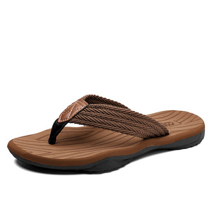 Chanclas antideslizantes de gran tamaño para hombre, sandalias de verano con suela suave, zapatillas de playa para exteriores para hombre - Product Image 6