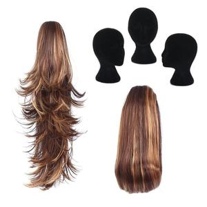 Support de perruque pratique en mousse noire pour femme, 1 pièce, présentoir pour Mannequin et lunettes, modèle de coiffure - Product Image 2