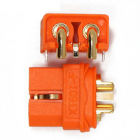 Amass XT60I XT60IPW Steckverbinder mit Signalpin, Rechteckiger Horizontaler Vergoldeter Stecker für UAV-Stromversorgung, Direkter OEM-Service ab Werk
