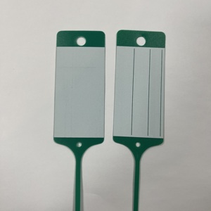Étiquettes de sécurité jetables en plastique jaune pour la gestion des actifs automobiles, anti-effraction, avec numéro de modèle, couleur et numéro de stock imprimés - Product Image 3