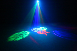 Arı gözler 100W RGBW lazer LED ışıkları <span class=keywords><strong>DJ</strong></span> KTV gece kulüpleri için 6-in-<span class=keywords><strong>1</strong></span> UV ışın DMX512/DMX kontrol IP65 demir vücut - Product Image 3