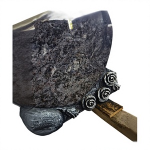 Sculpture d'angle en granit bleu perle, sculpture antique en granit, pierre tombale, monuments funéraires - Product Image 2