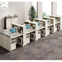 Poste de travail modulaire moderne pour 4 à 10 personnes, durable, avec rangement et design ergonomique - Mobilier de bureau personnalisable