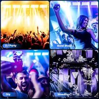 Barra de Luces LED Estroboscópicas RGBW de 300W, 24 Piezas, Efecto Wash Beam, para KTV, DJ, Escenarios y Fiestas de Boda, DMX 512, Activación por Sonido