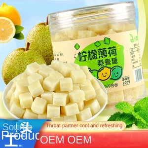 200g <span class=keywords><strong>de</strong></span> bonbons durs en pâte <span class=keywords><strong>de</strong></span> poire à la menthe et au citron dans une collation enrobée <span class=keywords><strong>de</strong></span> rouge avec livraison gratuite stockée par les fabricants - Product Image 2