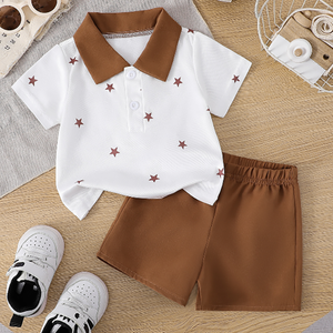 ชุดเสื้อผ้าเด็กผู้ชาย2ชิ้นชุดเสื้อผ้าเด็กสำหรับฤดูร้อน - Product Image 1