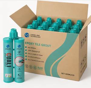 Peut être expédié en barils – Adhésifs époxy pour carrelage à double composant Keo Tram écologiques, mastic-colle gris pour carrelage - Product Image 3