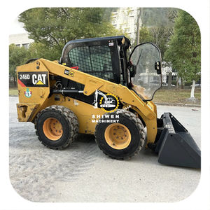 Cargador de rueda Caterpillar CAT246D, original y usado en stock, cargador CAT246C CAT966H CAT262 CAT262D3 - Product Image 1