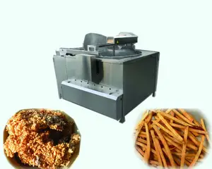 Commercial deep fryer with oil filtration system pressure deep fryer chicken lifting