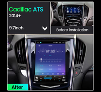 Mekede-Autoradio Gps de 9.7 pouces avec lecteur DVD de voiture Cadillac ATS ATSL XTS SRX CTS BT, série TS
