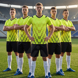 ชุดฝึกซ้อมฟุตบอลคุณภาพสูง เสื้อฟุตบอลอเมริกา ชุด 10 ตัว เสื้อฟุตบอลแบบสั่งทำ - Product Image 4