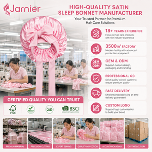 Gorro de Dormir de Satén Colorido de 1 Capa de Gran Venta, Lazo para el Cuidado del Cabello, Turbante de Ala Ancha para Mujer para Uso Térmico - Product Image 5