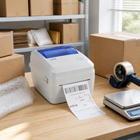 Printer Label Barcode Termal Kelas Industri Profesional dengan Sensor Tanda Hitam di Celah untuk Label Harga Supermarket dan Inventaris Stok