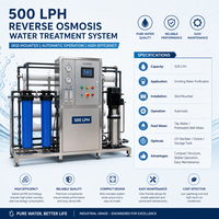 Système compact de purification d'eau par osmose inverse automatique pour l'eau du robinet et les petits projets commerciaux d'eau potable