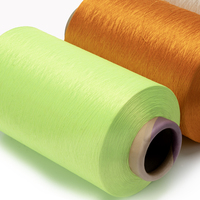 Fil DTY 100% polyester haute ténacité, écologique, anti-boulochage, recyclable, certifié Oeko-Tex, effet slub