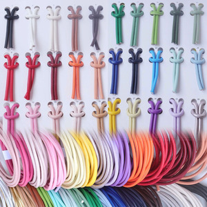 Cordon en <span class=keywords><strong>cuir</strong></span> PU tressé avec âme en corde pour la fabrication de sangles de sacs, poignées et ceintures DIY, 2mm-15mm, personnalisable, durable et tendance - Product Image 4